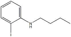 N-butyl-2-iodoaniline 化学構造式