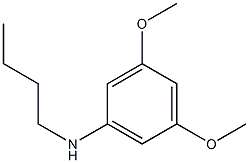 N-butyl-3,5-dimethoxyaniline 结构式