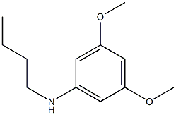 N-butyl-3,5-dimethoxyaniline Struktur