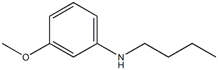 N-ブチル-3-メトキシアニリン 化学構造式