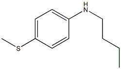 N-butyl-4-(methylsulfanyl)aniline Structure
