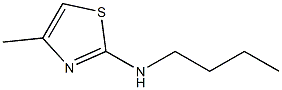 N-butyl-4-methyl-1,3-thiazol-2-amine,,结构式