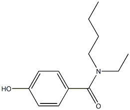 N-butyl-N-ethyl-4-hydroxybenzamide Structure