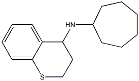 N-cycloheptyl-3,4-dihydro-2H-1-benzothiopyran-4-amine Structure