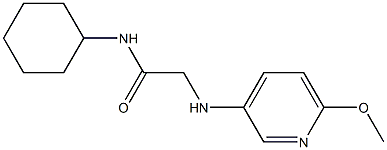 N-cyclohexyl-2-[(6-methoxypyridin-3-yl)amino]acetamide