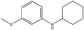 N-cyclohexyl-3-(methylsulfanyl)aniline Struktur