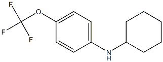 N-cyclohexyl-4-(trifluoromethoxy)aniline Structure