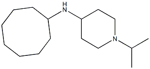 N-cyclooctyl-1-(propan-2-yl)piperidin-4-amine 结构式