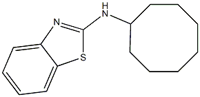 N-cyclooctyl-1,3-benzothiazol-2-amine Struktur