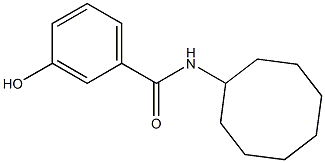 N-cyclooctyl-3-hydroxybenzamide Structure