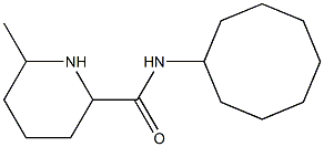 N-cyclooctyl-6-methylpiperidine-2-carboxamide 化学構造式