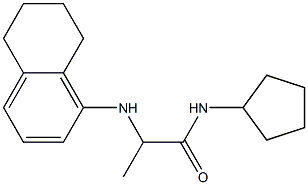 N-cyclopentyl-2-(5,6,7,8-tetrahydronaphthalen-1-ylamino)propanamide