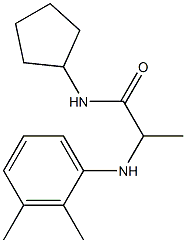  N-cyclopentyl-2-[(2,3-dimethylphenyl)amino]propanamide