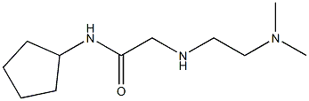 N-cyclopentyl-2-{[2-(dimethylamino)ethyl]amino}acetamide Structure