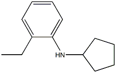 N-cyclopentyl-2-ethylaniline Struktur
