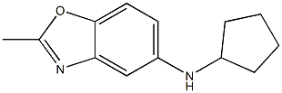 N-cyclopentyl-2-methyl-1,3-benzoxazol-5-amine Struktur