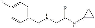  N-cyclopropyl-2-{[(4-fluorophenyl)methyl]amino}acetamide