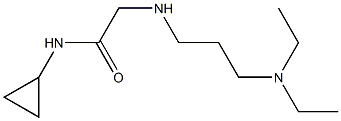  N-cyclopropyl-2-{[3-(diethylamino)propyl]amino}acetamide