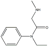 N-ethyl-2-(methylamino)-N-phenylacetamide Structure