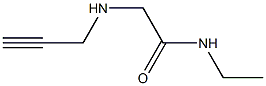 N-ethyl-2-(prop-2-yn-1-ylamino)acetamide Structure