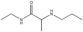 N-ethyl-2-(propylamino)propanamide Struktur