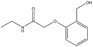 N-ethyl-2-[2-(hydroxymethyl)phenoxy]acetamide 结构式