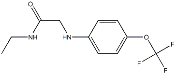 N-ethyl-2-{[4-(trifluoromethoxy)phenyl]amino}acetamide