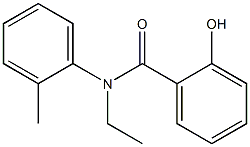 N-ethyl-2-hydroxy-N-(2-methylphenyl)benzamide Structure