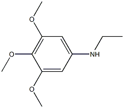N-ethyl-3,4,5-trimethoxyaniline 结构式