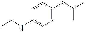 N-ethyl-4-(propan-2-yloxy)aniline 化学構造式