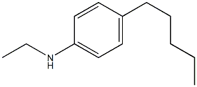 N-ethyl-4-pentylaniline Structure