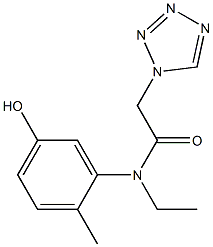 N-ethyl-N-(5-hydroxy-2-methylphenyl)-2-(1H-1,2,3,4-tetrazol-1-yl)acetamide