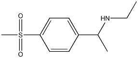 N-ethyl-N-{1-[4-(methylsulfonyl)phenyl]ethyl}amine Struktur