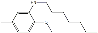 N-heptyl-2-methoxy-5-methylaniline Structure