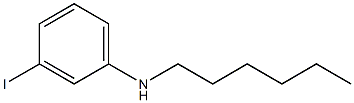 N-hexyl-3-iodoaniline Structure