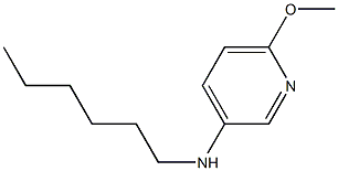 N-hexyl-6-methoxypyridin-3-amine Structure