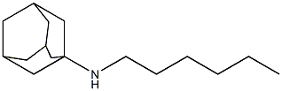 N-hexyladamantan-1-amine Struktur