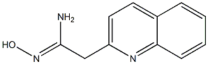 N'-hydroxy-2-(quinolin-2-yl)ethanimidamide Structure