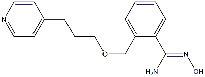 N'-hydroxy-2-{[3-(pyridin-4-yl)propoxy]methyl}benzene-1-carboximidamide 结构式