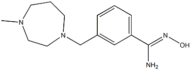 N'-hydroxy-3-[(4-methyl-1,4-diazepan-1-yl)methyl]benzene-1-carboximidamide