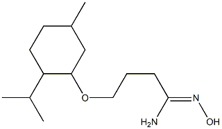 N'-hydroxy-4-{[5-methyl-2-(propan-2-yl)cyclohexyl]oxy}butanimidamide