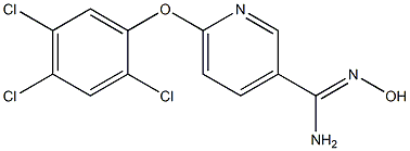 N'-hydroxy-6-(2,4,5-trichlorophenoxy)pyridine-3-carboximidamide