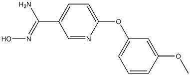 N'-hydroxy-6-(3-methoxyphenoxy)pyridine-3-carboximidamide