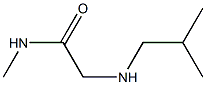 N-methyl-2-[(2-methylpropyl)amino]acetamide,,结构式