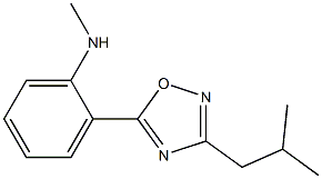 N-methyl-2-[3-(2-methylpropyl)-1,2,4-oxadiazol-5-yl]aniline