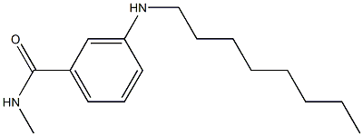 N-methyl-3-(octylamino)benzamide Structure