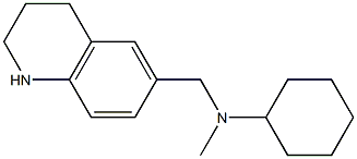 N-methyl-N-(1,2,3,4-tetrahydroquinolin-6-ylmethyl)cyclohexanamine Structure