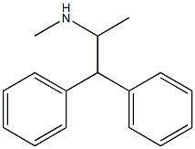 N-methyl-N-(1-methyl-2,2-diphenylethyl)amine Structure