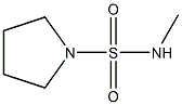 N-methylpyrrolidine-1-sulfonamide 结构式