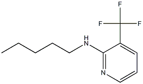 N-pentyl-3-(trifluoromethyl)pyridin-2-amine Structure